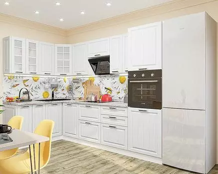 Прага-03 Белое дерево Белый 2140*1600/2800*600