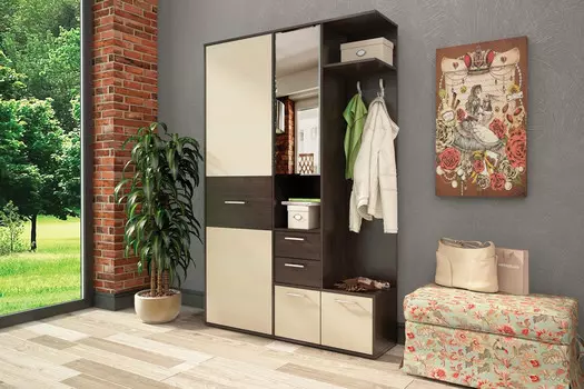 Прихожая Диана СТЛ.279.11 Дуб феррара/Дуб кремона