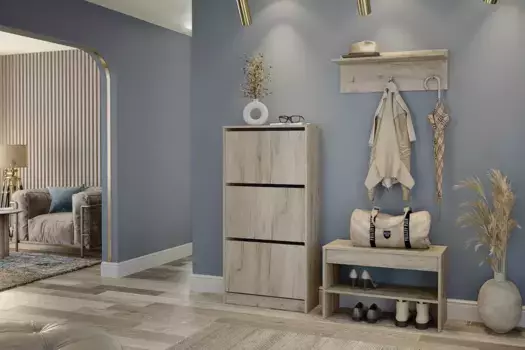 Прихожая Лофт Комплектация 6 Дуб Крафт/Дуб Крафт