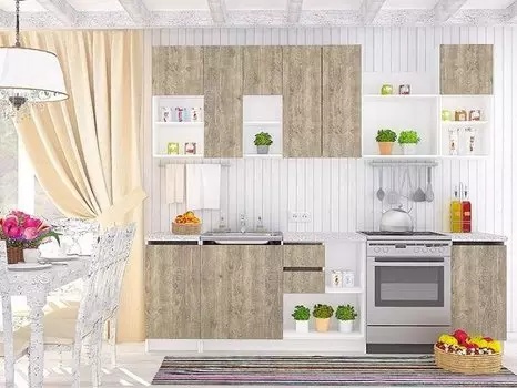 Прямая кухня Куба-04 Боб пайн