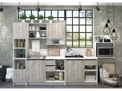 Прямая кухня Куба-06 Боб пайн