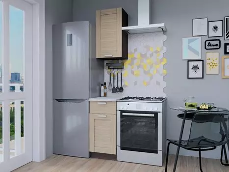 Прямая кухня Лофт-11 Cappuccino Veralinga