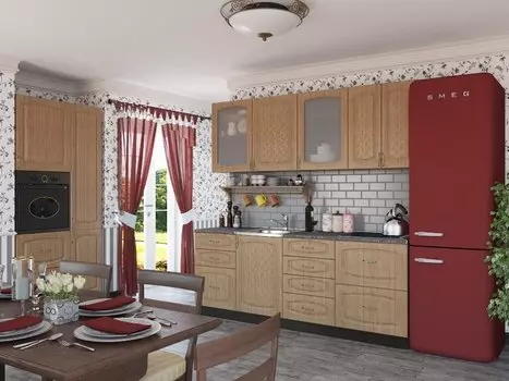 Прямая кухня Сити-01 Анегри