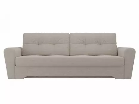 Диван прямой Амстердам Рогожка Бежевый