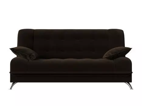 Диван Книжка Анна Микровельвет Коричневый