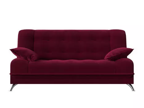 Диван Книжка Анна Микровельвет Красный