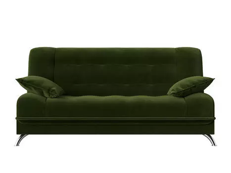 Диван Книжка Анна Микровельвет Зеленый