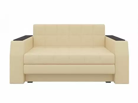 Диван прямой Атлант мини Экокожа Бежевый