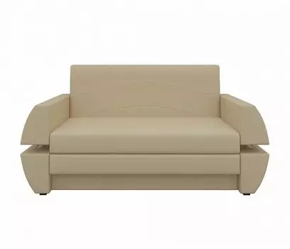 Прямой диван Атлант мини Т Экокожа Бежевый