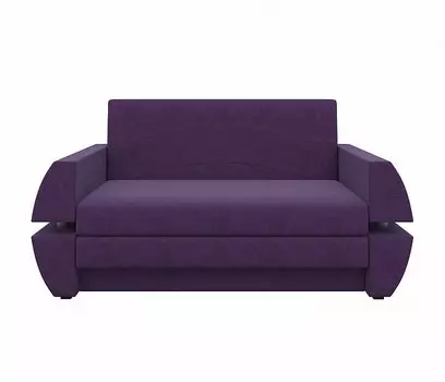Прямой диван Атлант мини Т Микровельвет Фиолетовый