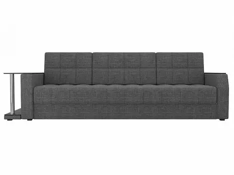 Прямой диван Атлантида Рогожка Серый