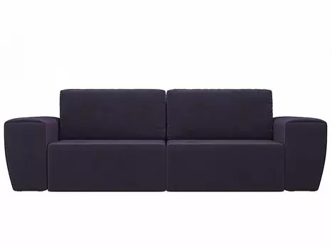 Прямой диван Беккер Велюр Фиолетовый