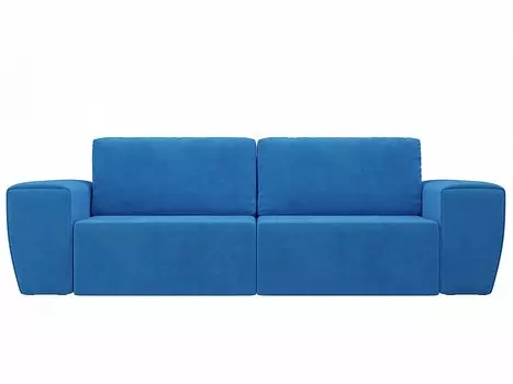 Прямой диван Беккер Велюр Голубой