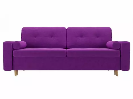 Диван прямой Белфаст Микровельвет Фиолетовый