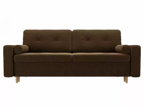 Диван прямой Белфаст Микровельвет Коричневый