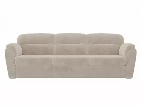 Диван прямой Бостон Велюр Бежевый