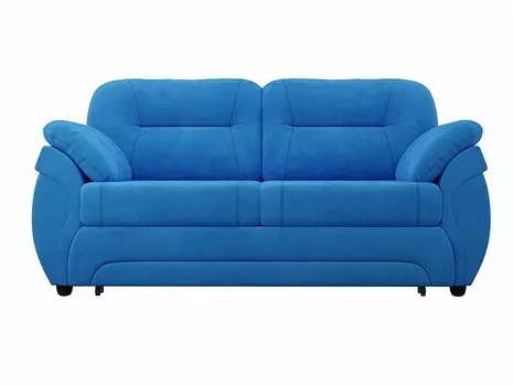 Диван прямой Бруклин Велюр Голубой