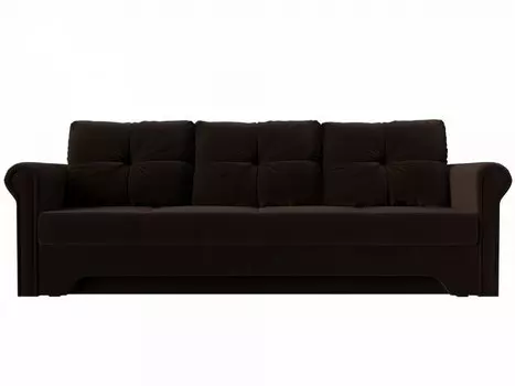 Диван прямой Европа Микровельвет Коричневый