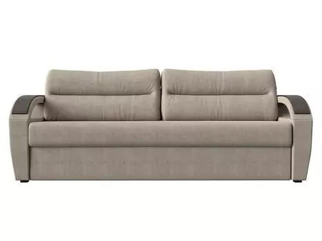 Прямой диван Форсайт Рогожка Бежевый