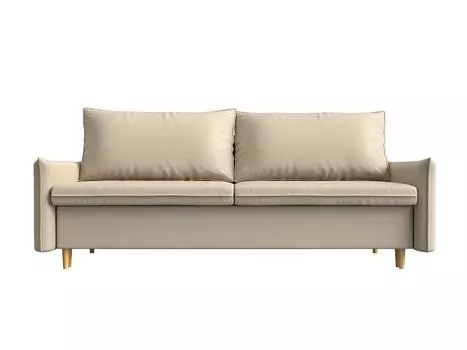 Диван прямой Хьюстон Экокожа Бежевый