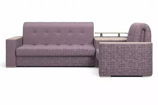Прямой диван Ибица с креслом и столиком Camelot 11