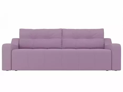 Прямой диван Итон Микровельвет Сиреневый