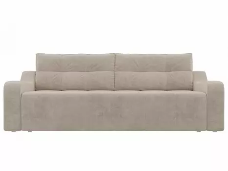 Прямой диван Итон Велюр Бежевый