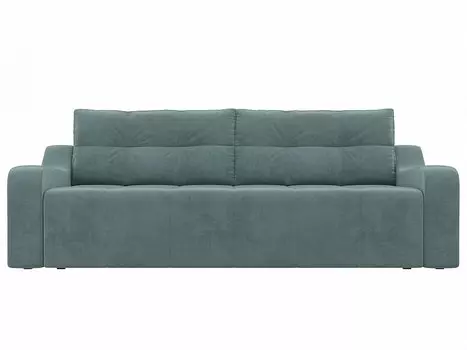 Прямой диван Итон Велюр Бирюза