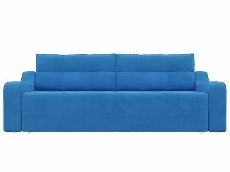Прямой диван Итон Велюр Голубой