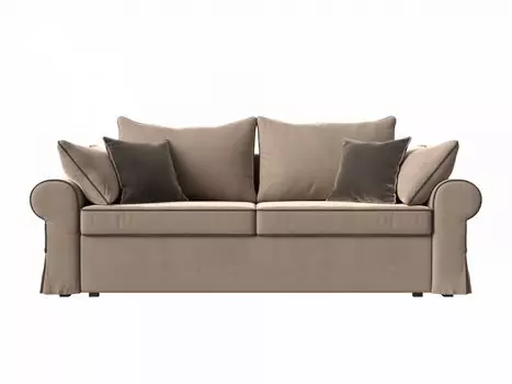 Диван прямой Элис Велюр Бежевый