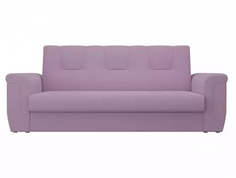 Прямой диван Эллиот Микровельвет сиреневый