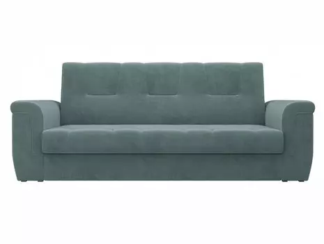 Прямой диван Эллиот Велюр Бирюза