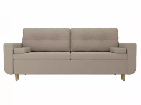 Прямой диван Кэдмон Рогожка Бежевый