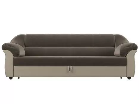 Диван прямой Карнелла Велюр Бежевый