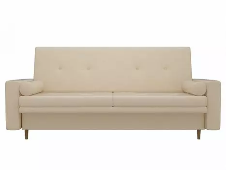 Диван прямой Книжка Белфаст Экокожа Бежевый