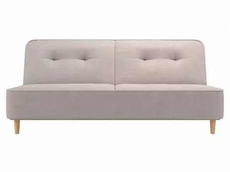 Прямой диван книжка Портленд Рогожка Бежевый