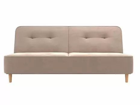 Прямой диван книжка Потрленд Велюр Бежевый