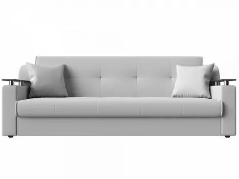 Диван прямой Книжка Сенатор Экокожа Белый