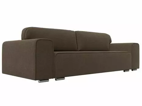 Прямой диван Лига-029 Рогожка Коричневый