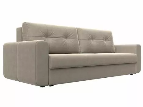 Прямой диван Лига-031 Рогожка Бежевый