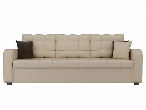 Диван прямой Ливерпуль Экокожа Бежевый