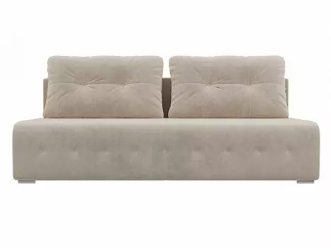 Диван прямой Лондон Велюр Бежевый