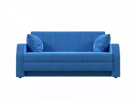 Диван прямой Малютка Велюр Голубой