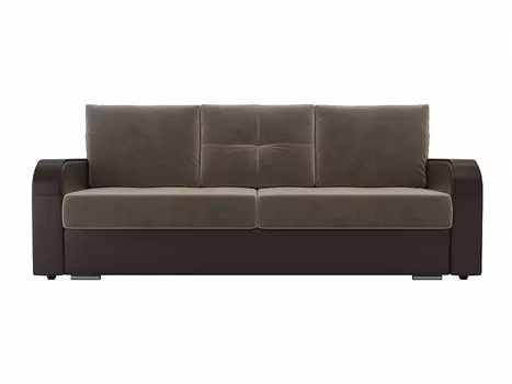 Прямой диван Мейсон Велюр Коричневый