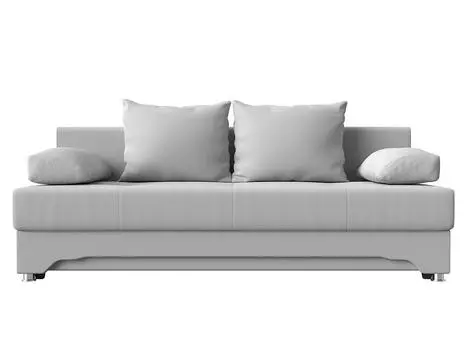 Диван прямой Ник-2 Экокожа Белый