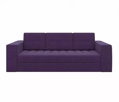Прямой диван Пазолини Микровельвет Фиолетовый