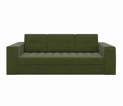 Прямой диван Пазолини Микровельвет Зеленый