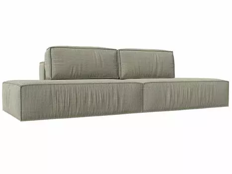Прямой диван Прага лофт, рогожка, корфу 02