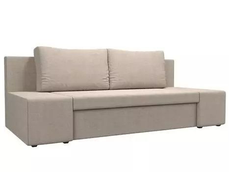 Прямой диван Сан Марко Рогожка Бежевый