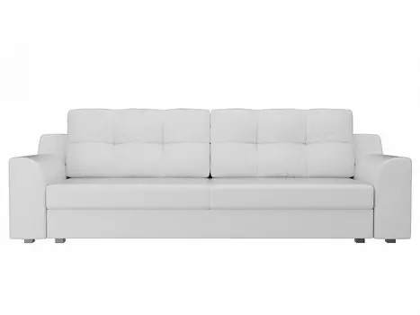 Прямой диван Сансара Экокожа Белый